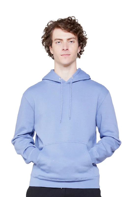 Men's functional zip-up hoodie-Lane Seven Mens Premium Hooded Sweatshirt Hoodie w/ Pouch Pocket - Colony Blue