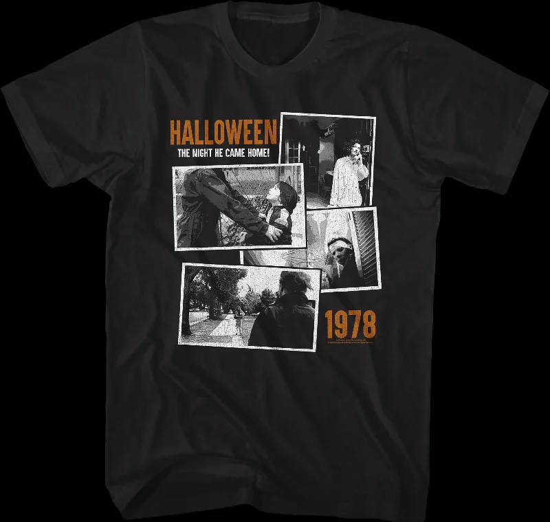 Men's fashion-forward casual t-shirt-1978 Photos Halloween T-Shirt