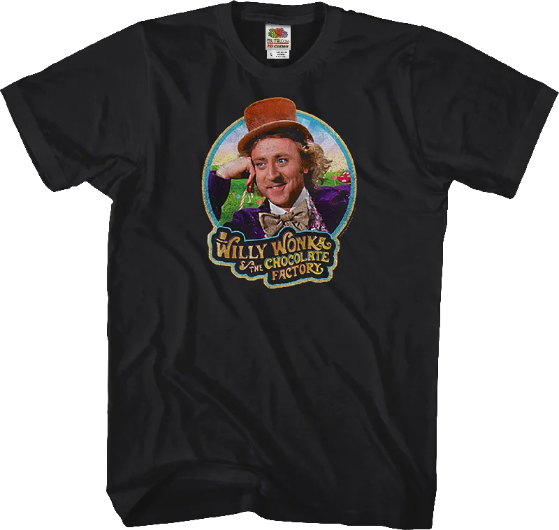 Men's sporty casual t-shirt-Willy Wonka T-Shirt