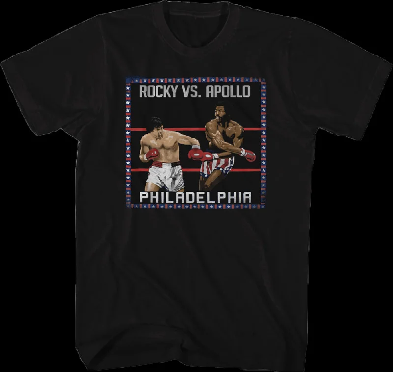 Men's casual comfort t-shirt-Superfight Rocky T-Shirt