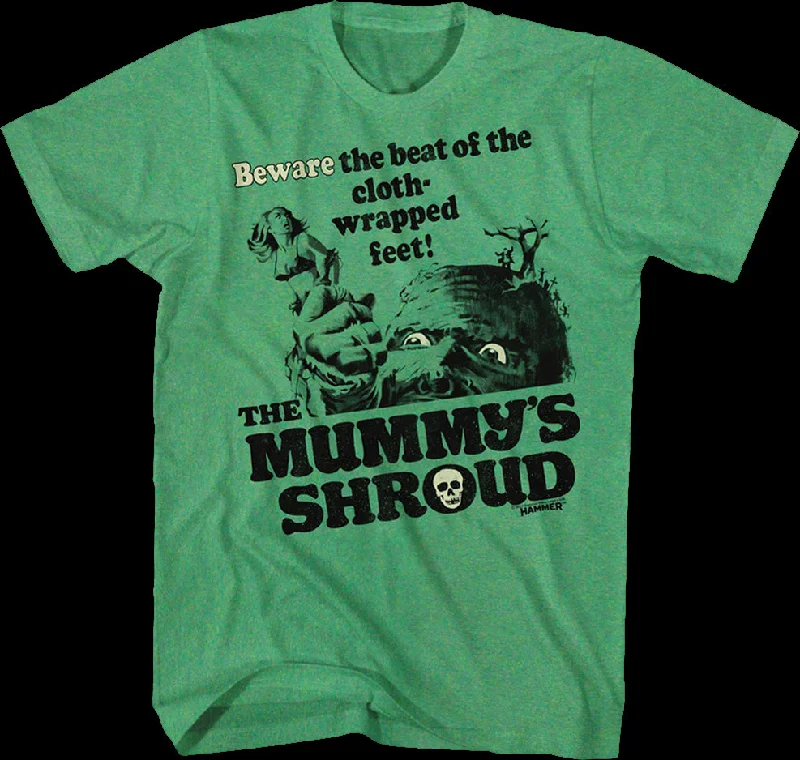 Men's beachwear t-shirt-The Mummy's Shroud Hammer Films T-Shirt