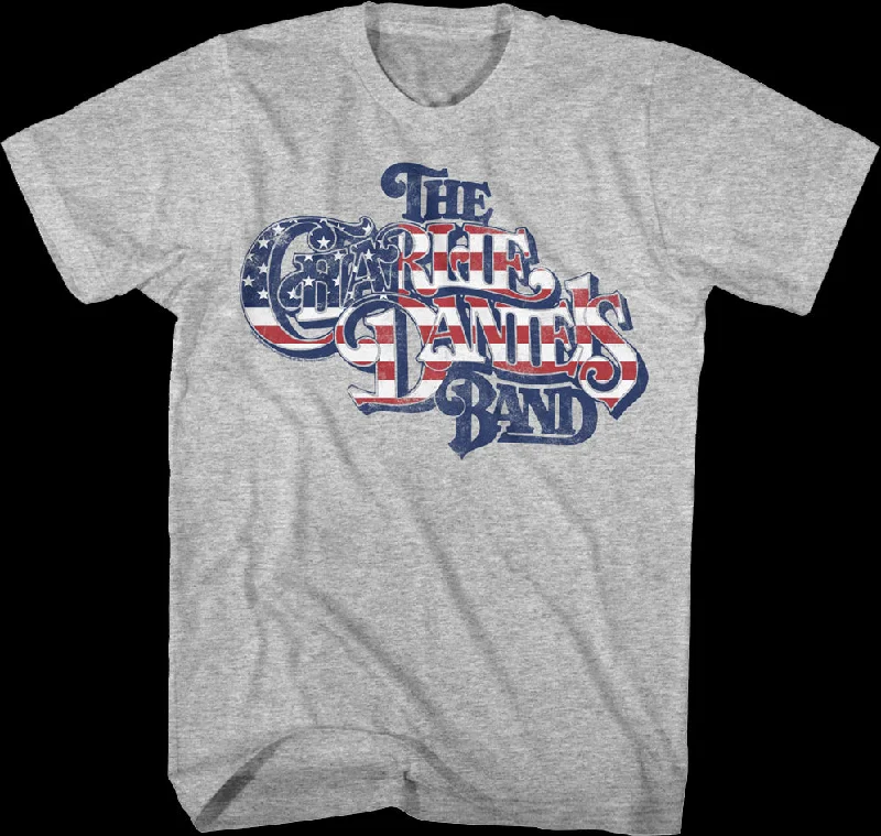 Men's casual comfort t-shirt-Stars And Stripes The Charlie Daniels Band T-Shirt