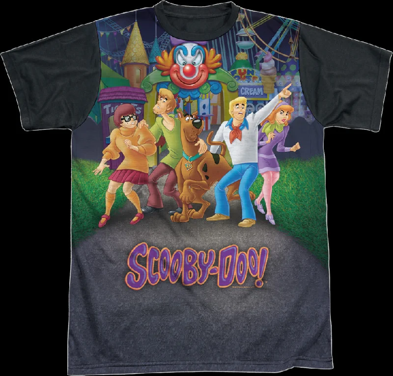 Men's high-stretch t-shirt-Amusement Park Scooby-Doo T-Shirt