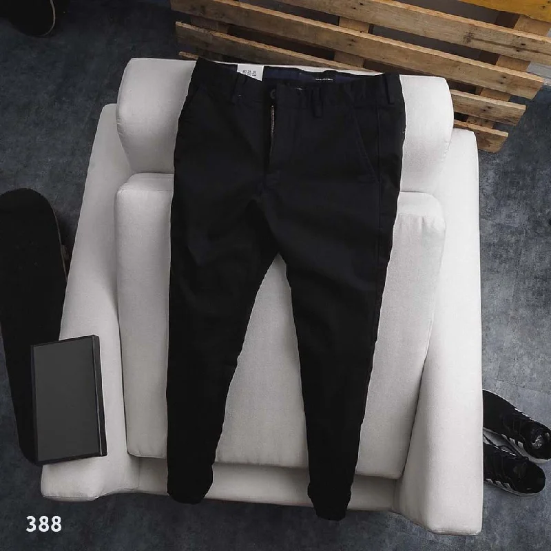 mens evening pants-Chino Pants Black