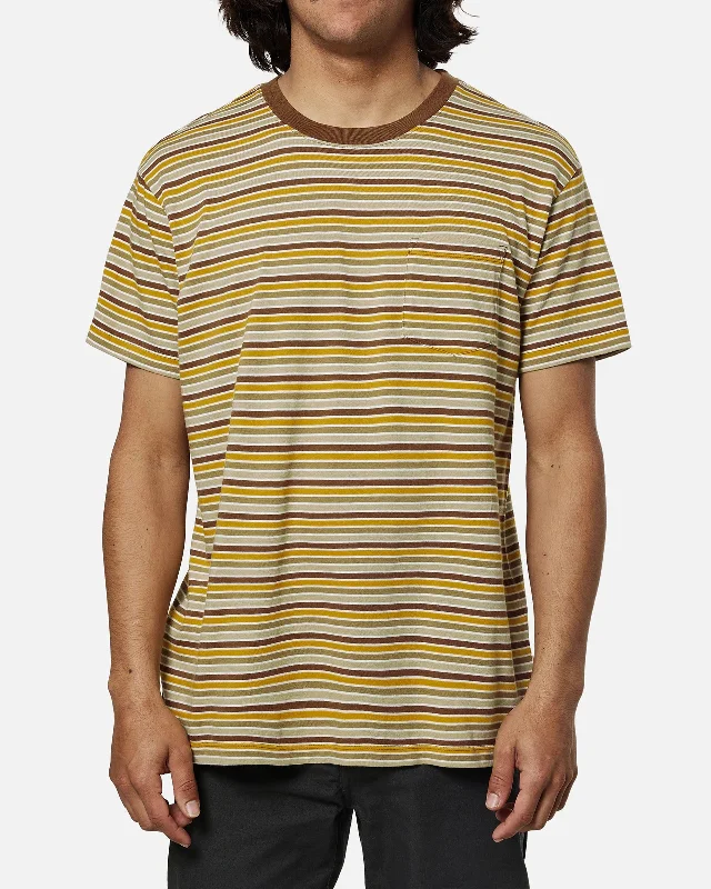 Men's artistic print t-shirt-Finley Pocket Tee