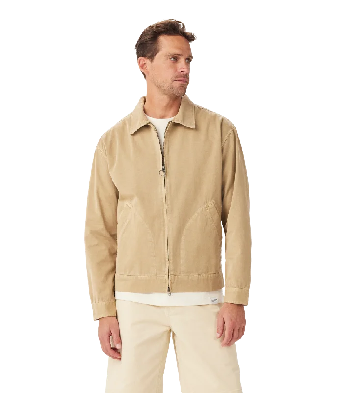 Men's high-stretch blazer-R.M.Williams - Carpenter Jacket - Sandstone