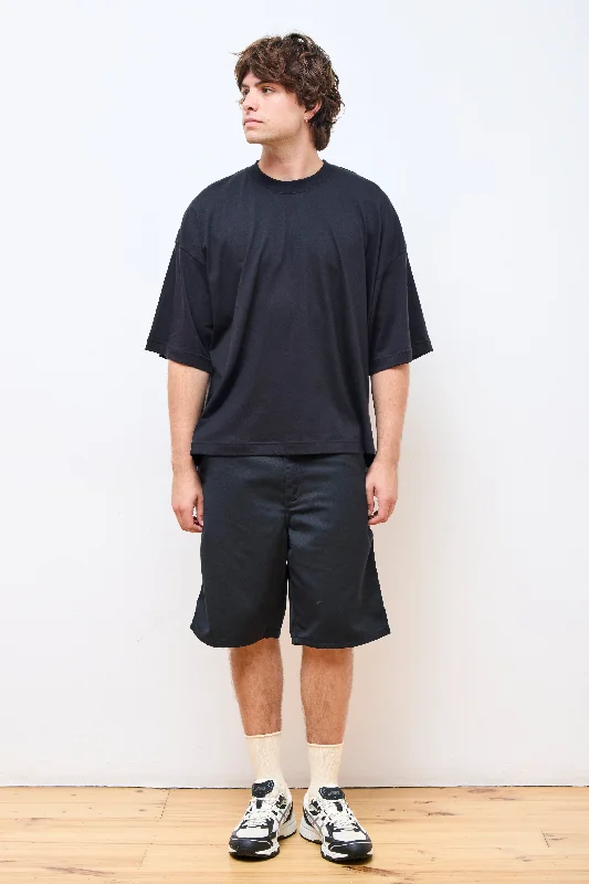 Men's quick-dry casual t-shirt-Piu T-Shirt Black