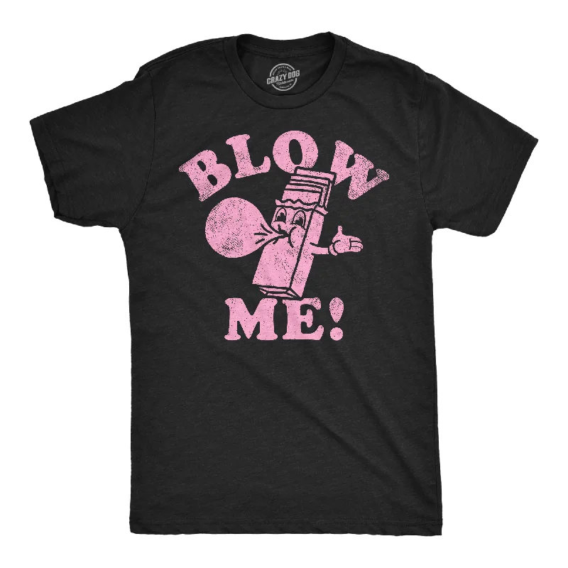 Men's antibacterial t-shirt-Blow Me Gum Men's T Shirt