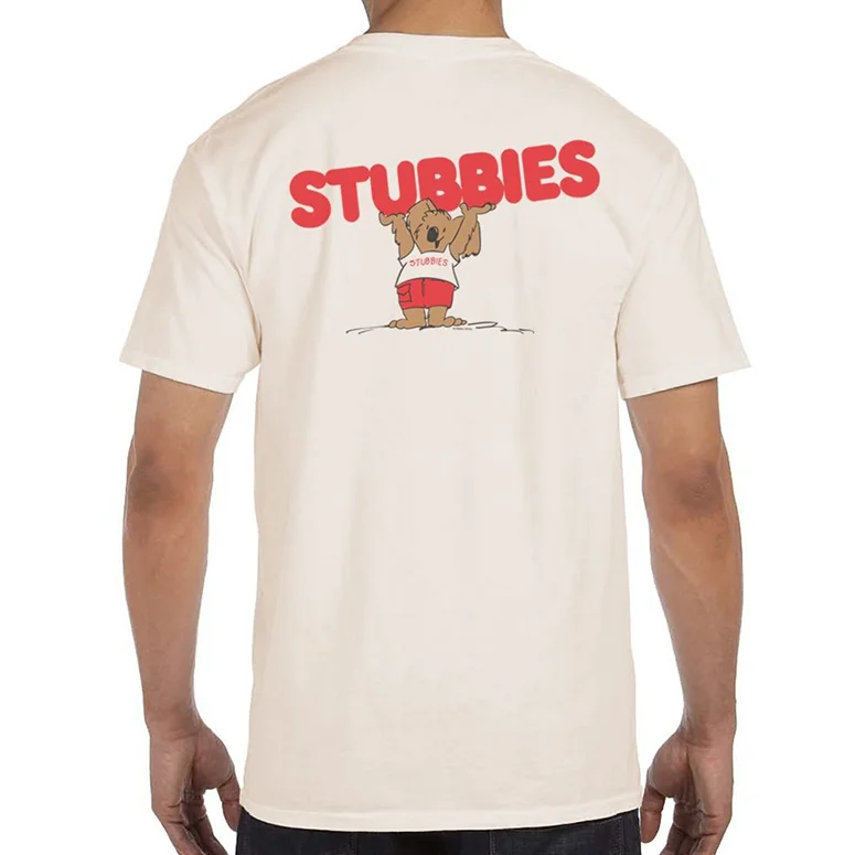 Men's high-stretch t-shirt-Stubbies Logo S/S Tee