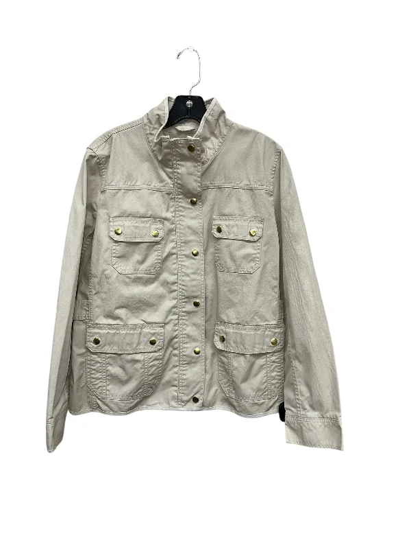 Men's sporty pea coat-Jacket Other By J. Crew In Beige, Size: L