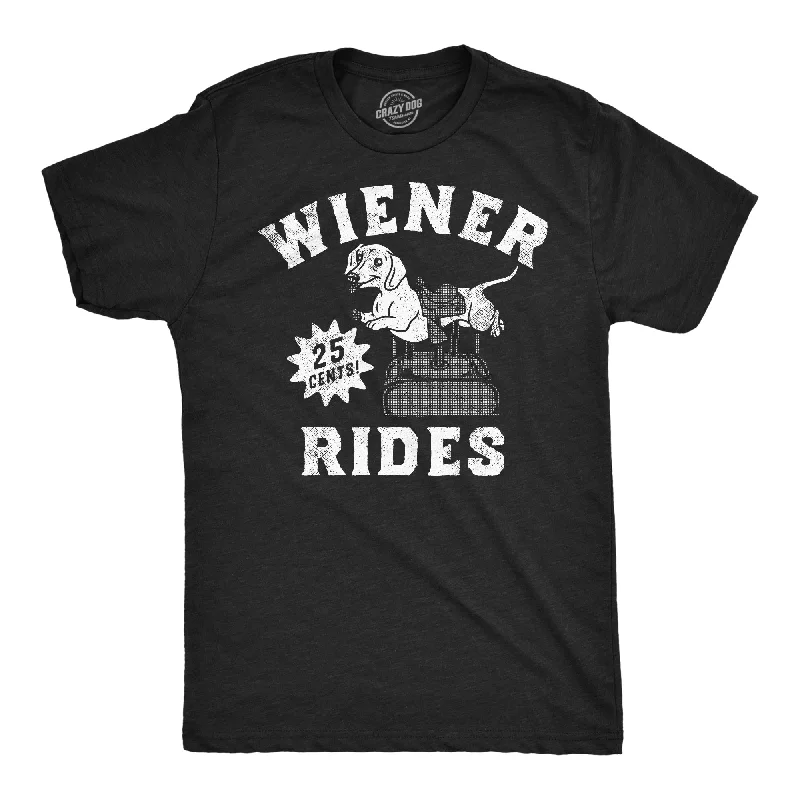 Men's high-stretch t-shirt-Wiener Rides Men's T Shirt