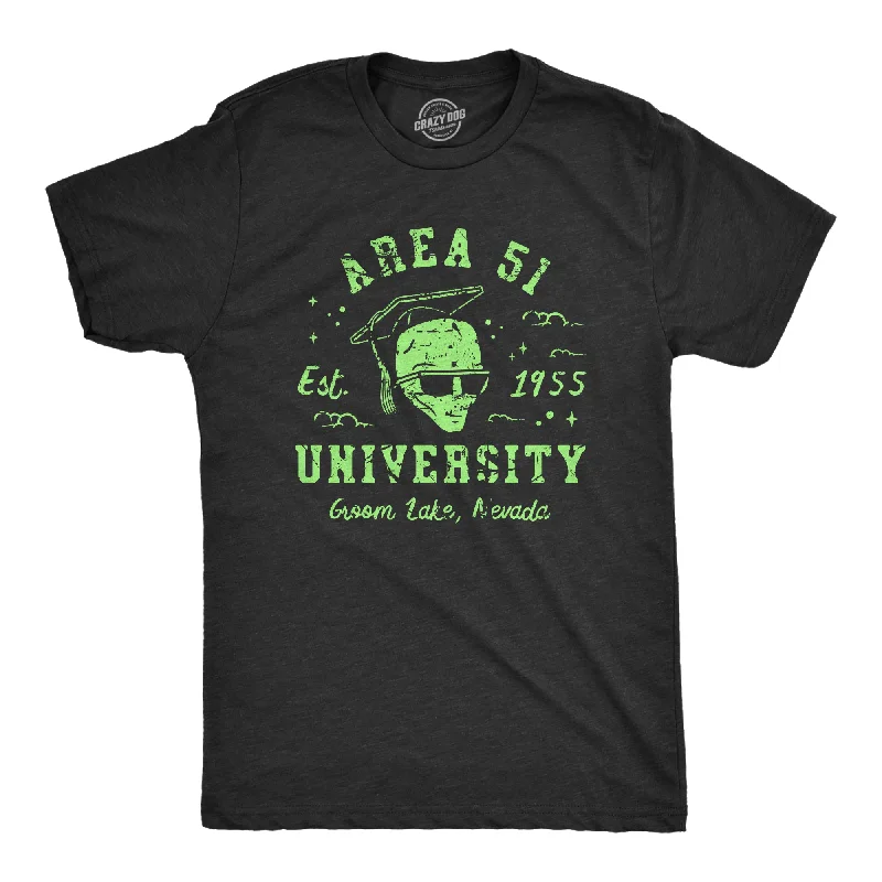 Men's versatile casual t-shirt-Area 51 University Men's T Shirt