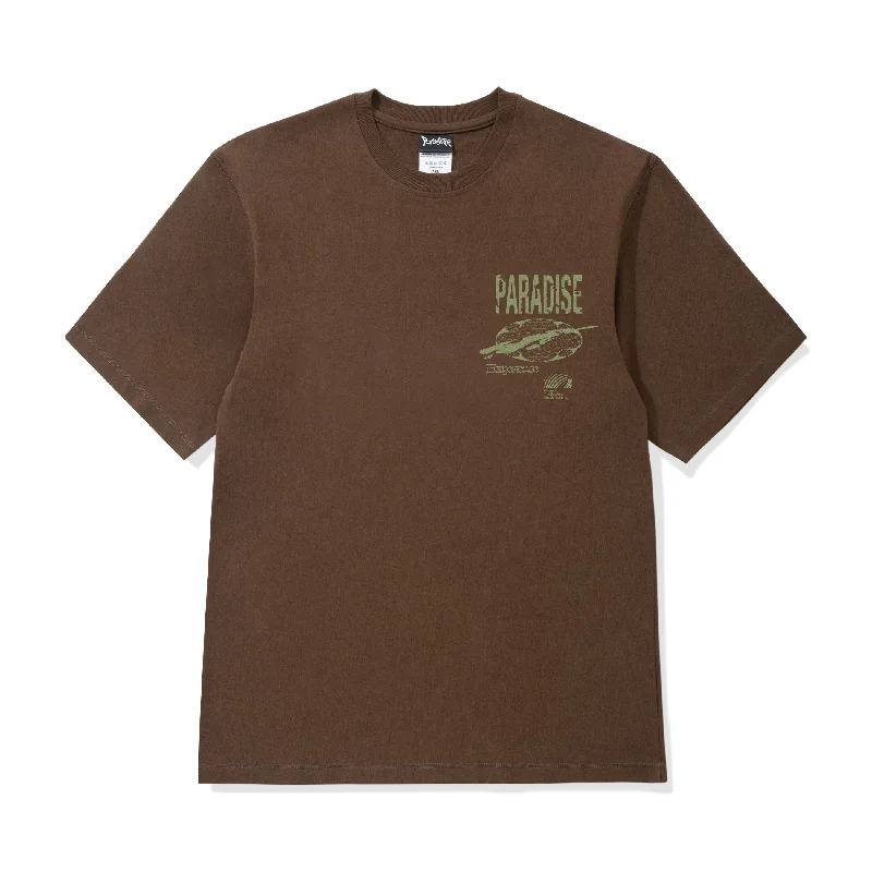 Men's antibacterial t-shirt-Encounter T-shirt - Dark Brown