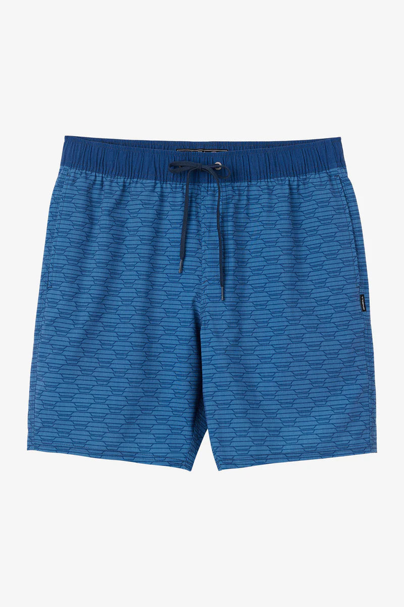 Men's sporty gym shorts-O'Neill Stockton Print E-Waist