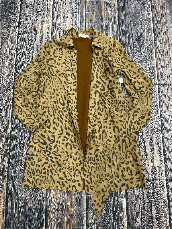 Men's modern streetwear jacket-Jacket Other By Solitaire In Animal Print, Size: S