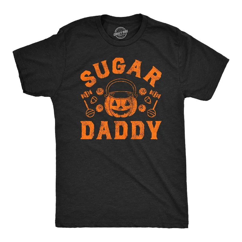 Men's weather-proof t-shirt-Sugar Daddy Halloween Men's T Shirt