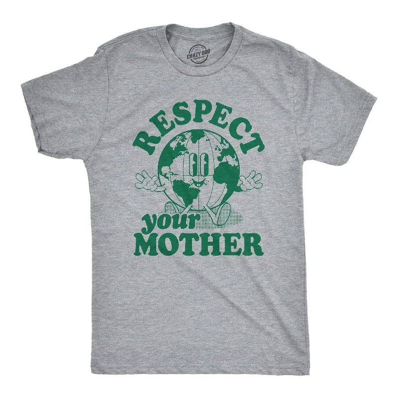 Men's casual comfort t-shirt-Respect Your Mother Men's T Shirt