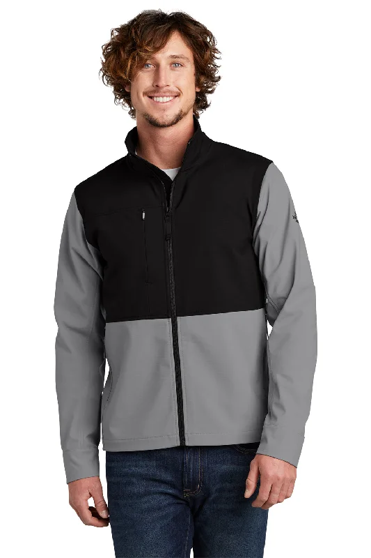 Men's high-performance hiking jacket-The North Face Mens Castle Rock Wind & Water Resistant Full Zip Jacket - Mid Grey