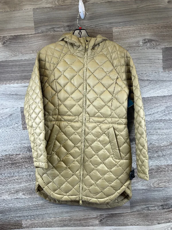 Men's active wear jacket-Jacket Puffer & Quilted By Athleta In Gold, Size: Xxs