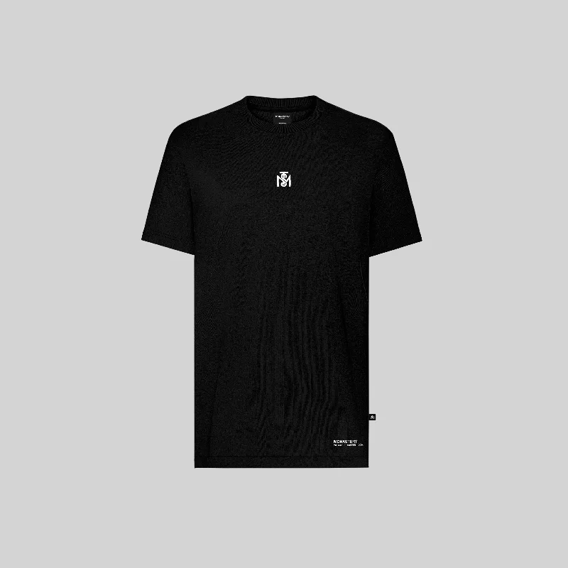 Men's sustainable fashion t-shirt-SENTINEL T-SHIRT BLACK