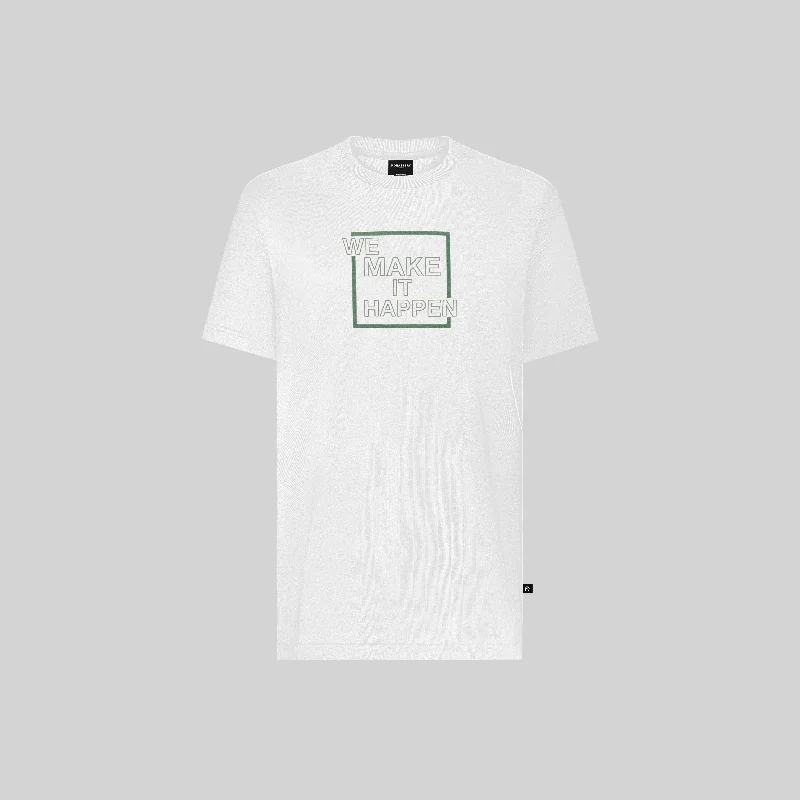 Men's contrast collar t-shirt-NUVOLARI T-SHIRT WHITE