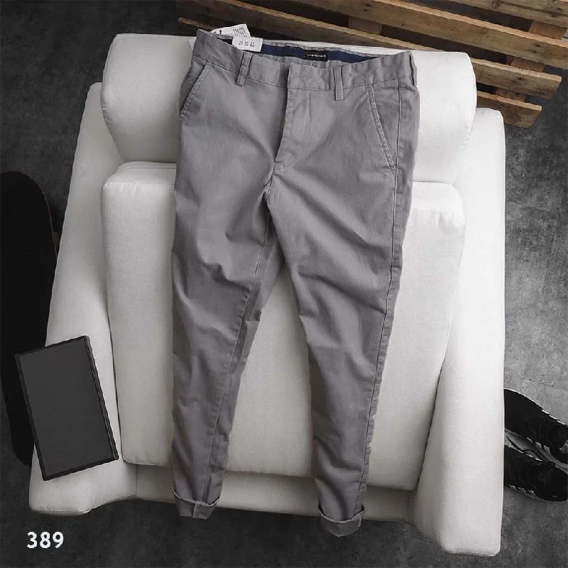 mens adventure pants-Chino Pants Grey - 389