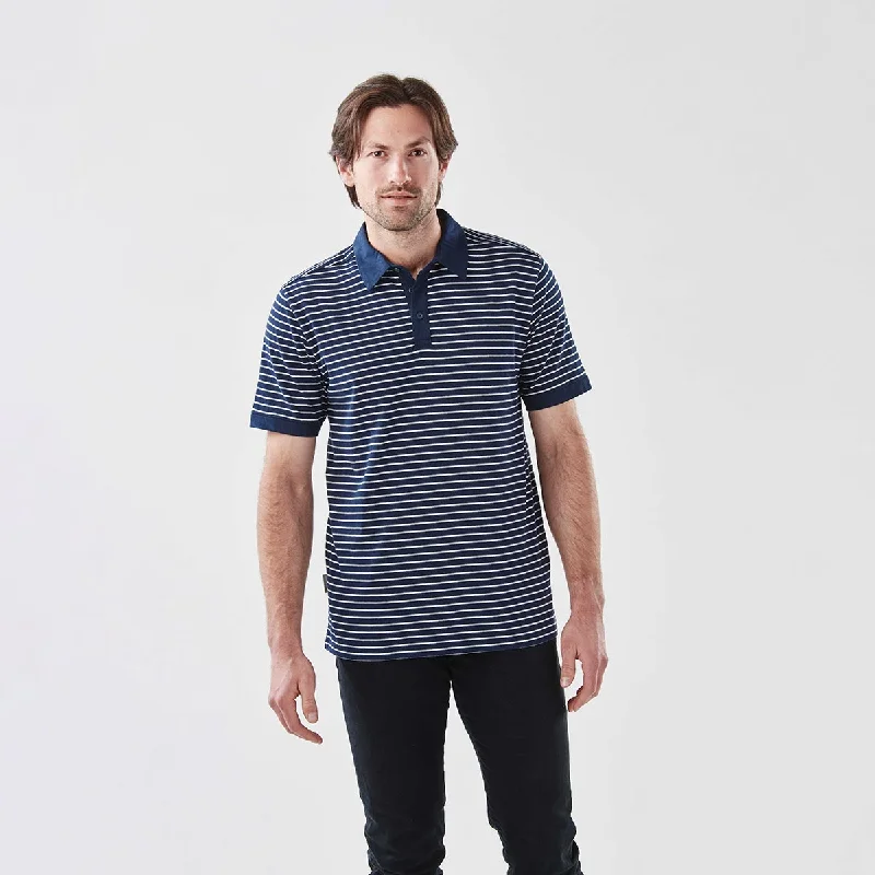 Men's pre-shrunk casual polo shirt-Men's Railtown Polo - TGP-1