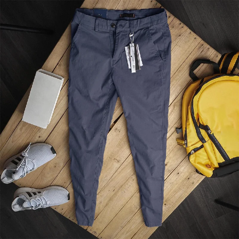 mens high-rise pants-Chino Pants Iron Grey - 305