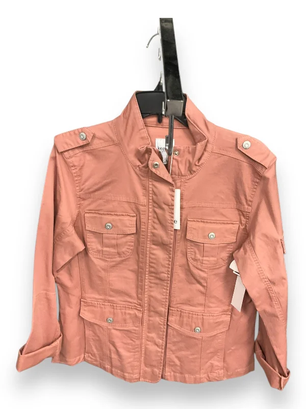 Men's breathable utility jacket-Jacket Utility By Kensie In Peach, Size: L