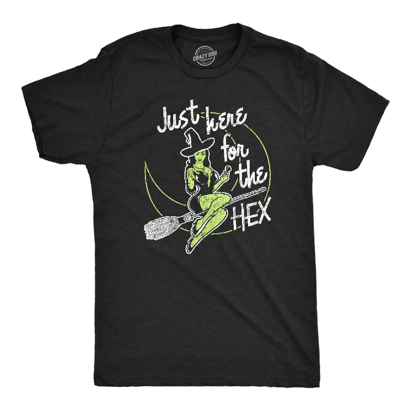 Men's sporty casual t-shirt-Just Here For The Hex Men's T Shirt