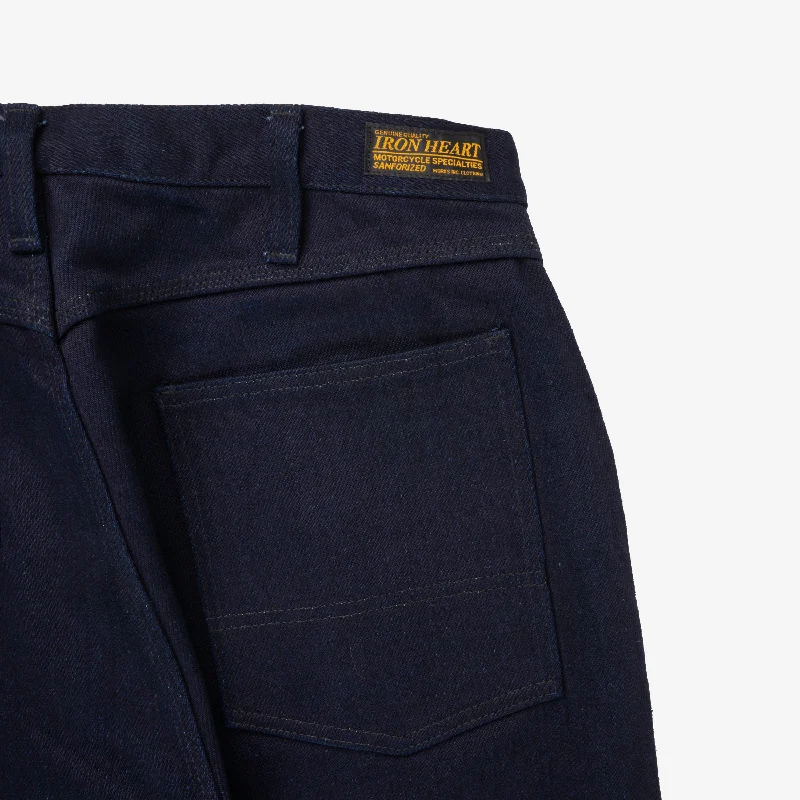 mens retro pants-Iron Heart IH-829-IND 21oz Serge Work Pants - Indigo