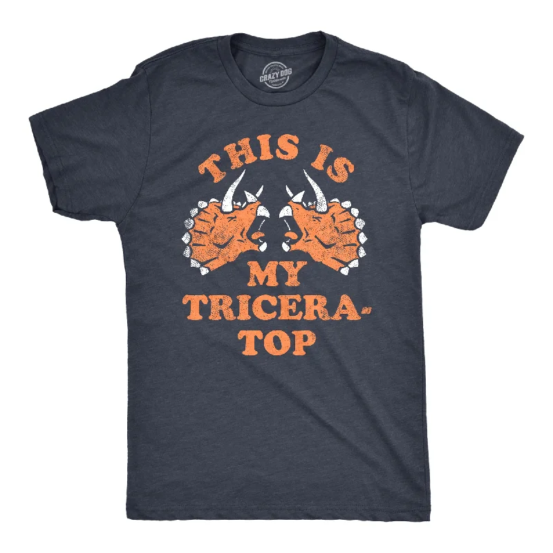 Men's ultra-light t-shirt-This Is My Tricera Top Men's T Shirt