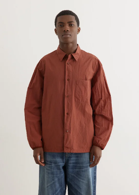 Men's pre-shrunk utility jacket-Garment-Dye Shirt Blouson