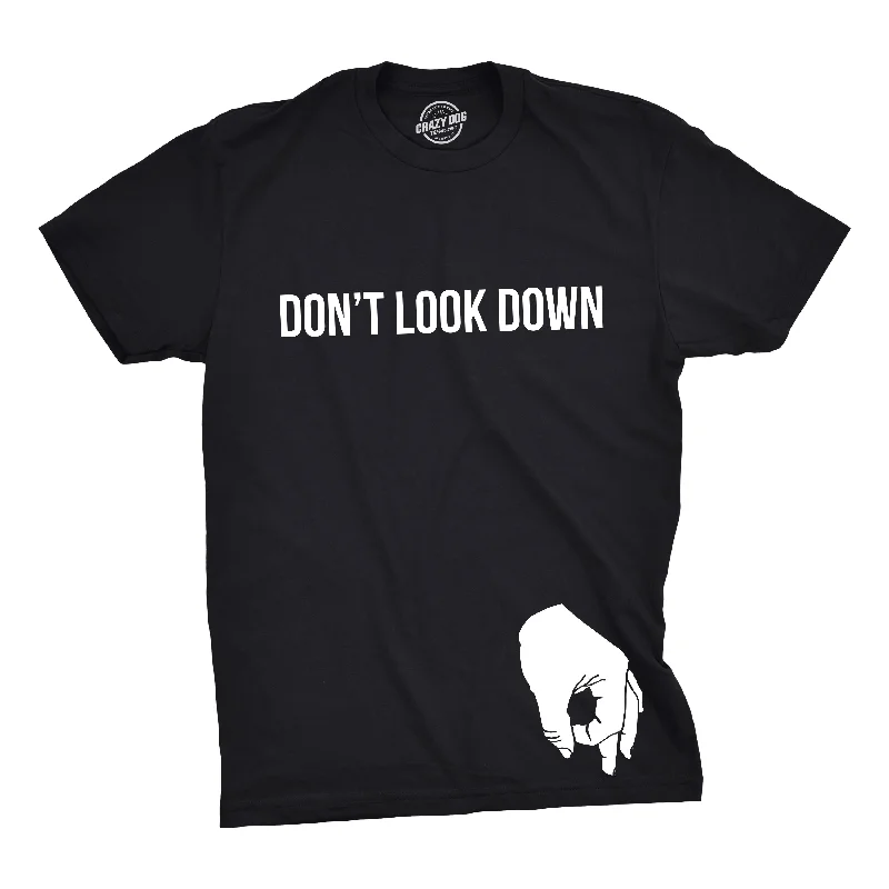 Men's versatile casual t-shirt-Don't Look Down Men's T Shirt