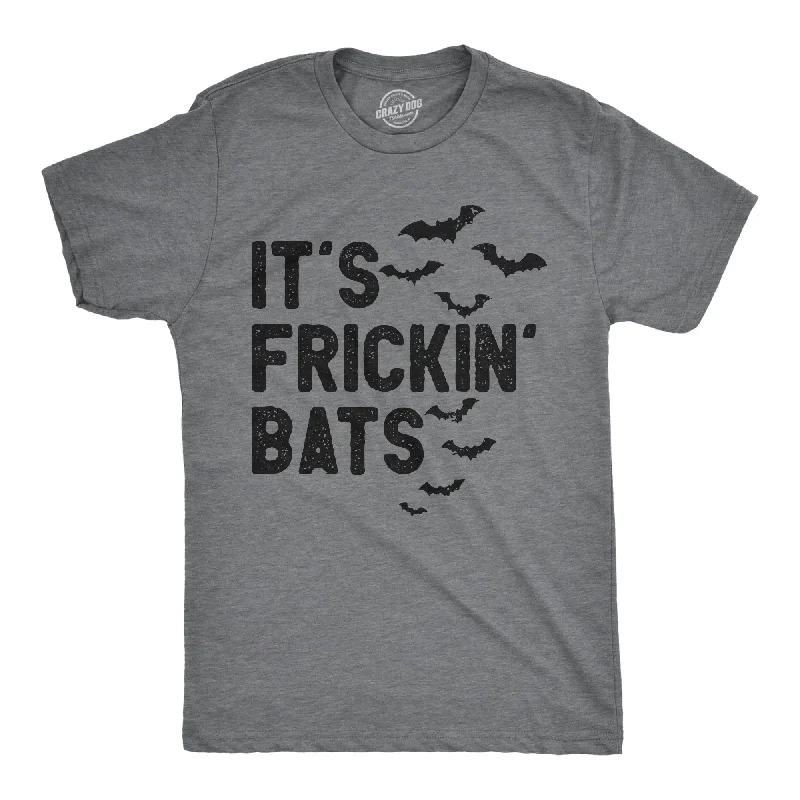 Men's pre-washed t-shirt-Its Frickin Bats Men's T Shirt