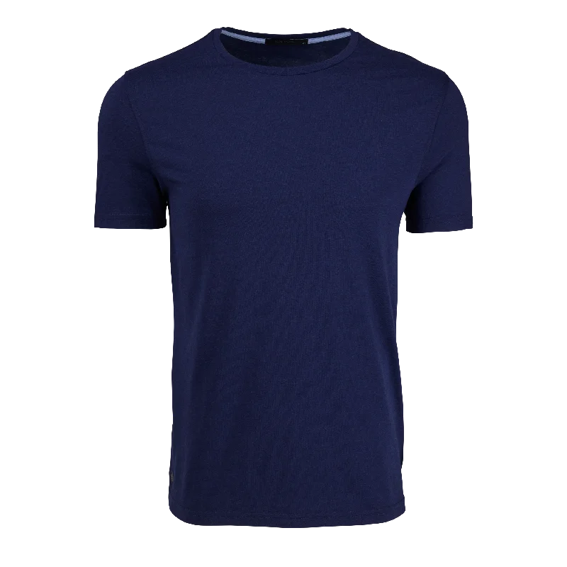 Men's quick-dry casual t-shirt-Spirit Crewneck Tee (Maltese Blue)