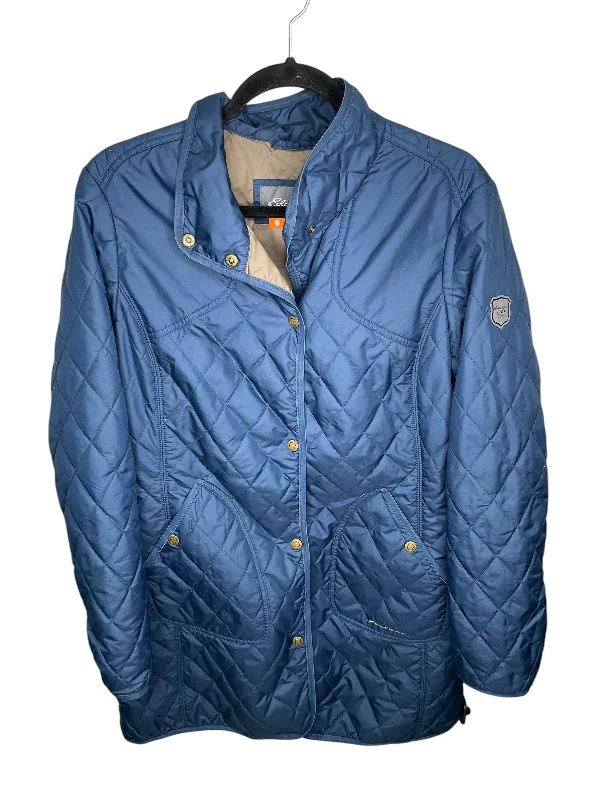 Men's performance hardshell jacket-Jacket Puffer & Quilted By Eddie Bauer In Navy, Size: L