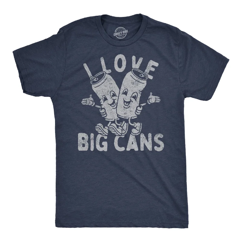 Men's ultra-light t-shirt-I Love Big Cans Men's T Shirt