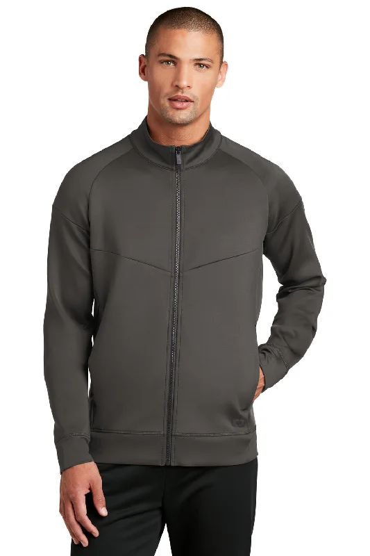 Men's fashion-forward casual jacket-Ogio Mens Endurance Modern Performance Moisture Wicking Full Zip Jacket - Tarmac Grey