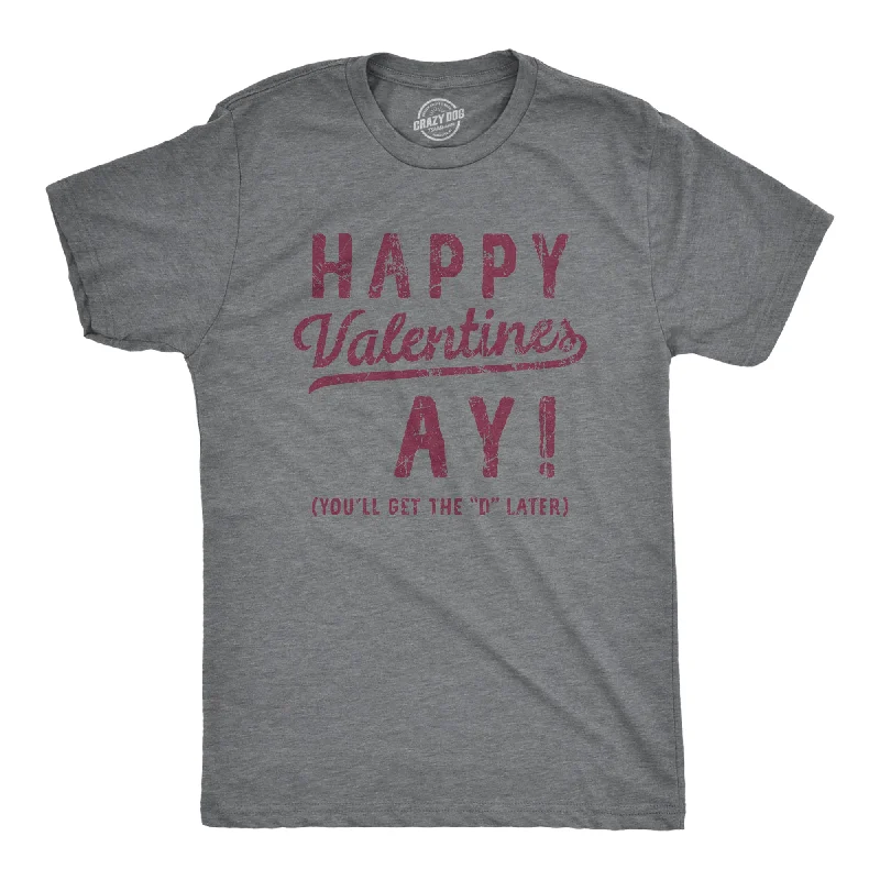 Men's sustainable fashion t-shirt-Happy Valentines Ay Men's T Shirt