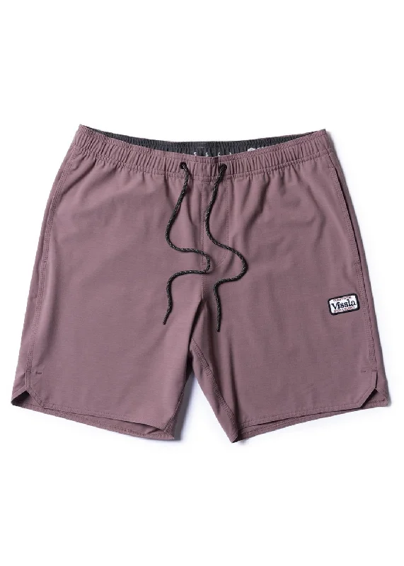 Men's modern athletic shorts-Solid Sets 17.5" Ecolastic