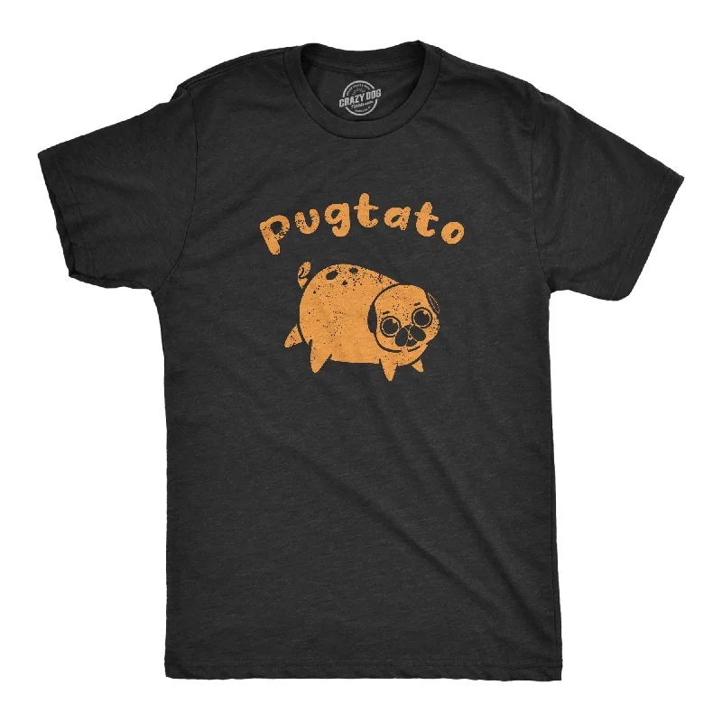 Men's high-stretch t-shirt-Pugtato Men's T Shirt