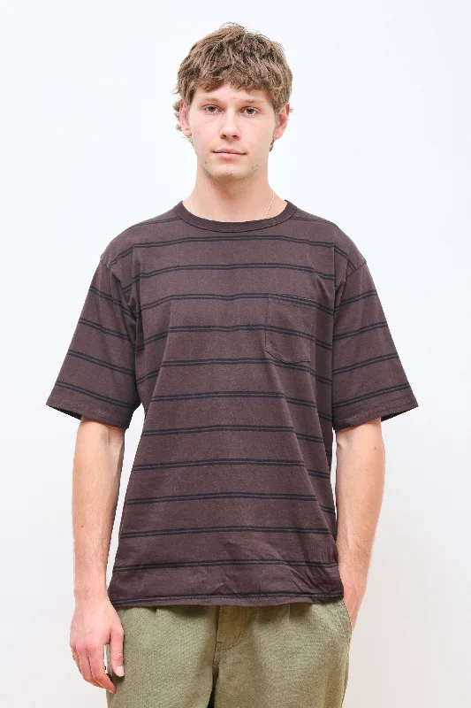 Men's quick-dry casual t-shirt-Dweller SS Tee Brown