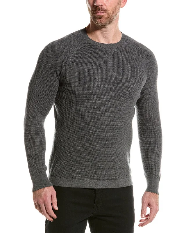 Men's fishing sweatshirt-NAADAM Waffle Cashmere-Blend Crewneck Pullover