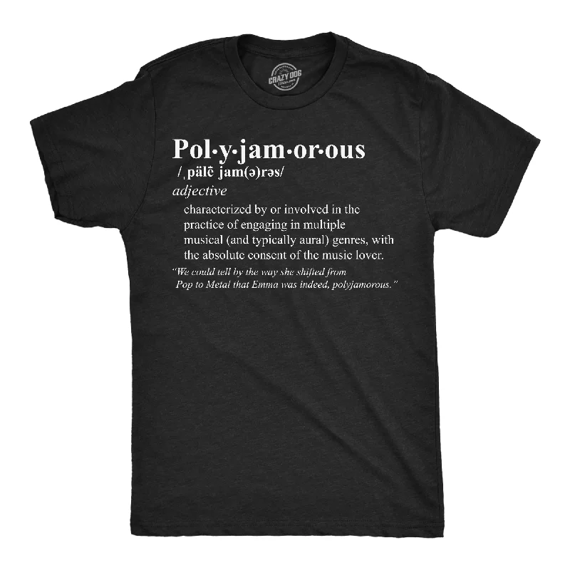 Men's sustainable fashion t-shirt-Polyjamorous Definition Men's T Shirt