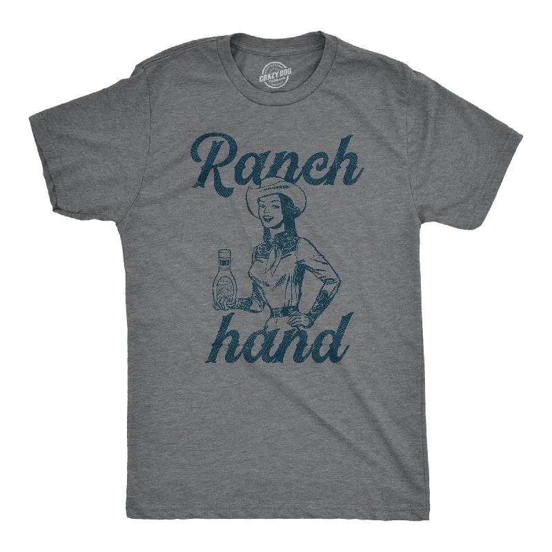 Men's pre-washed t-shirt-Ranch Hand Men's T Shirt