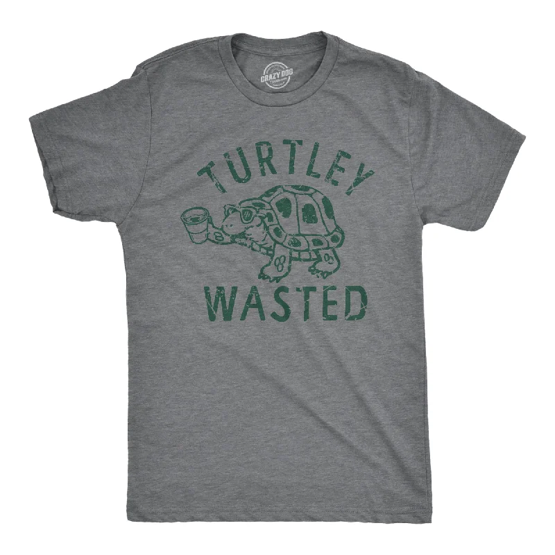 Men's ultra-light t-shirt-Turtley Wasted Men's T Shirt