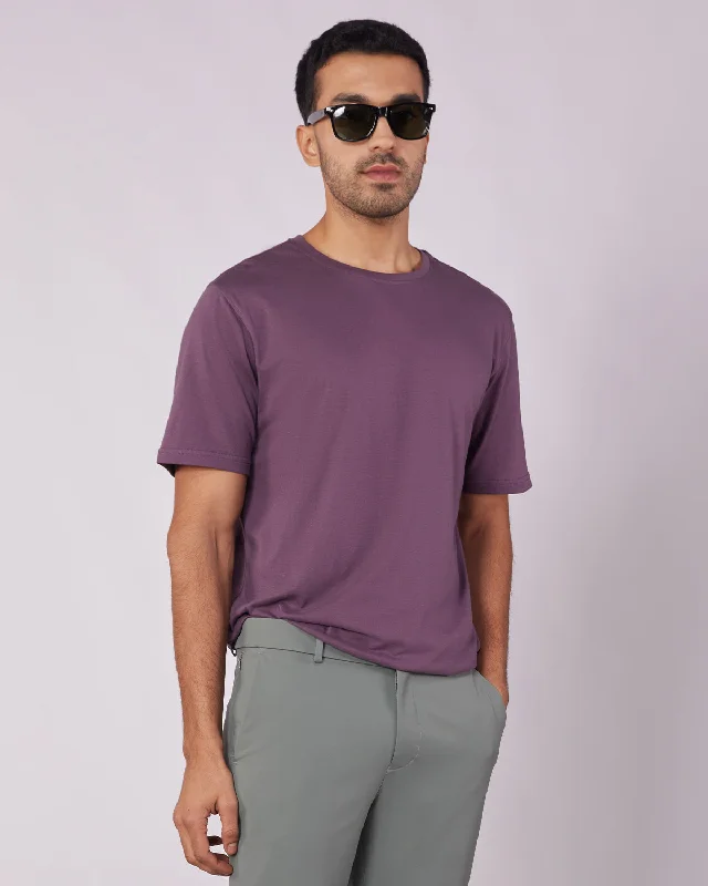 Men's weather-proof t-shirt-Luxe Nova T-Shirt - Purple