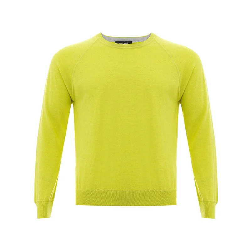 Men's soft sweater-Gran Sasso Sunny Italian Cotton Men's Sweater