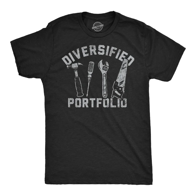 Men's classic casual t-shirt-Diversified Portfolio Tools Men's T Shirt